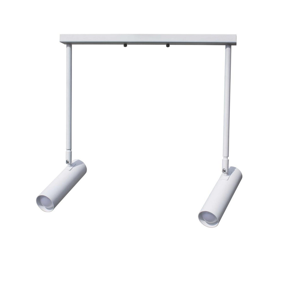 Светильник с поворотными плафонами на планке MSK Electric Telescope NL 1730-2 W Киев - изображение 1