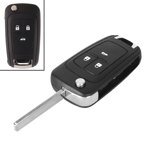 Ключ-брелок 3 кнопки для Chevrolet, заготовка під чип Київ - фото 3