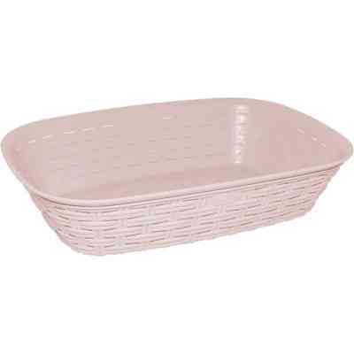 Хлібниця Irak Plastik 2,5 л під ротанг пудрова (6663) Вінниця