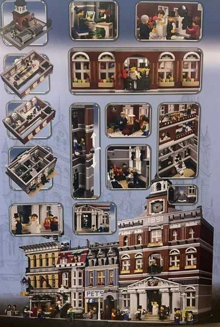 Колекційний Конструктор «Стара Ратуша» сумісний з Lego 2766 деталі. Київ - фото 5