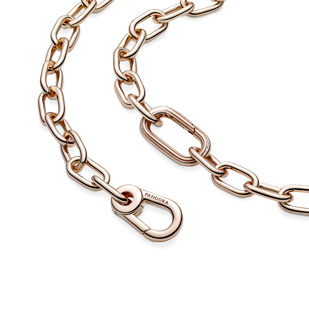 Срібне кольє з покриттям 14k рожевим золотом MasterSem Київ - фото 4