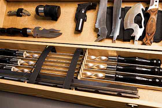 Шампури подарункові набір бокс для пікніка гриля та барбекю Оригінальні Віп подарунки на день народження татові, хлопцю, Тернопіль