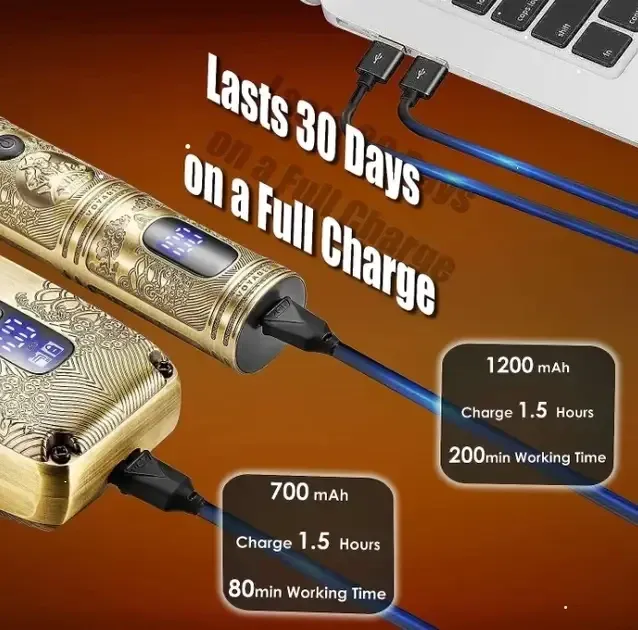 Набір для стрижки та гоління VGR V-649 2 в 1, триммер та електробритва з акумулятором USB Одеса - фото 10