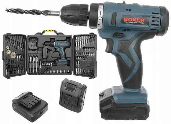 BX-178 Аккумуляторный шуруповерт 18В с 94 аксессуарами, 2 батареи Li-Ion, 2 скорости, в кейсе Одесса