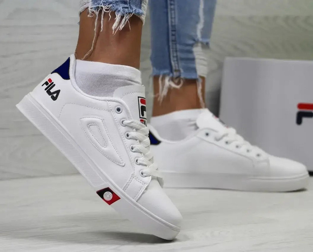 Женские Кроссовки FILA Белые Кеды Фила Кожаные (размеры: 36,37,38,39,40,41,42,43) Видео Обзор Днепр - изображение 9