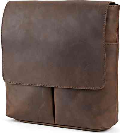 Сумка SHVIGEL 00998 з вінтажної шкіри Коричнева Київ