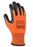 Рукавички 4196 трикотаж латексне покриття неповний облив р.10(XL) помаранчевий EXTRAGRAB ДКГ Житомир - фото 1