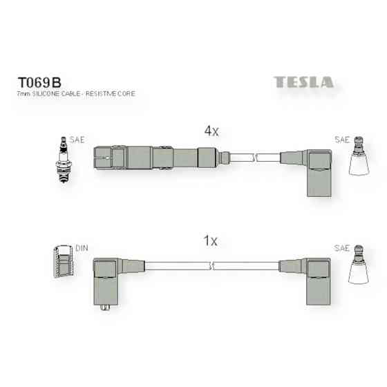 Провода Мерседес Бенц 190 (W201), седан W123, 124, 2,0-2,3i (82-92) высоковольтные Мукачево
