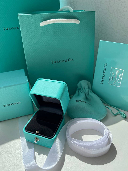 Tiffany / Тіффані подарункове паковання під кільце — коробочка, зовнішня коробочка, пакет, мішечок, протирка для срібла Одеса - фото 1