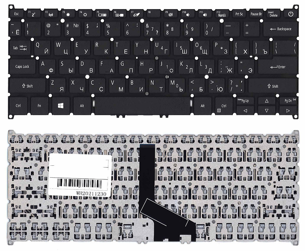Клавиатура для ноутбука Acer Swift 3 SF314-57, Black, (No Frame), RU Вінниця - фото 1