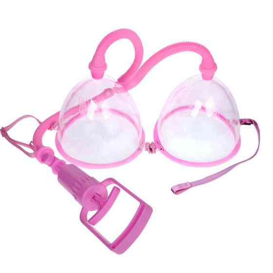 Вакуумна помпа для грудей - Breast Pump Enlarge With Twin Cups Sex Aura Київ