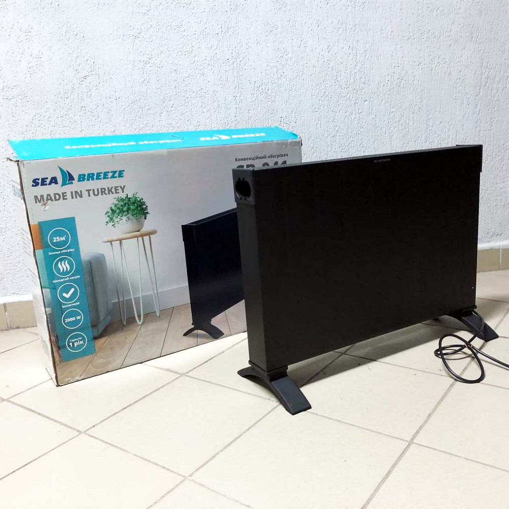 Мощный конвектор для дома SeaBreeze SB-041 2000 Вт, Тонкий электрический конвектор VO-35 Львов - изображение 2