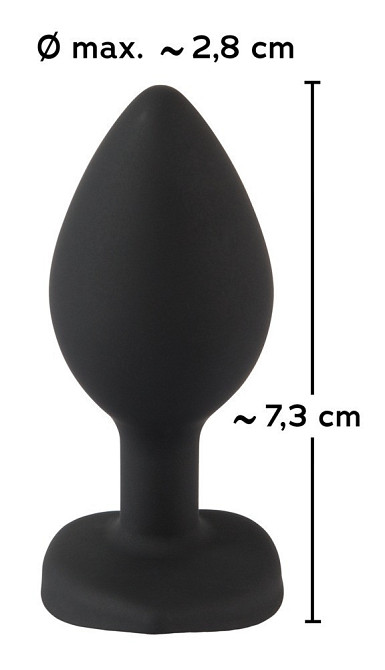 Анальна пробка - Silicone Butt Plug Sex Aura Київ - фото 8