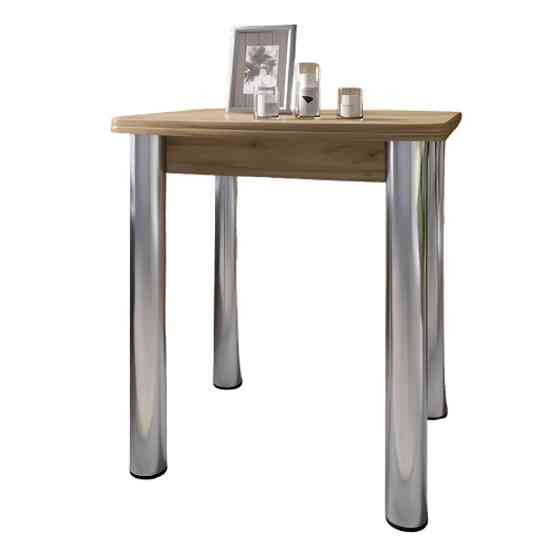 Обеденный стол раскладной LION Нота Мини Дуб Аппалачи 60x70/70x120 (LION-041294) Львов