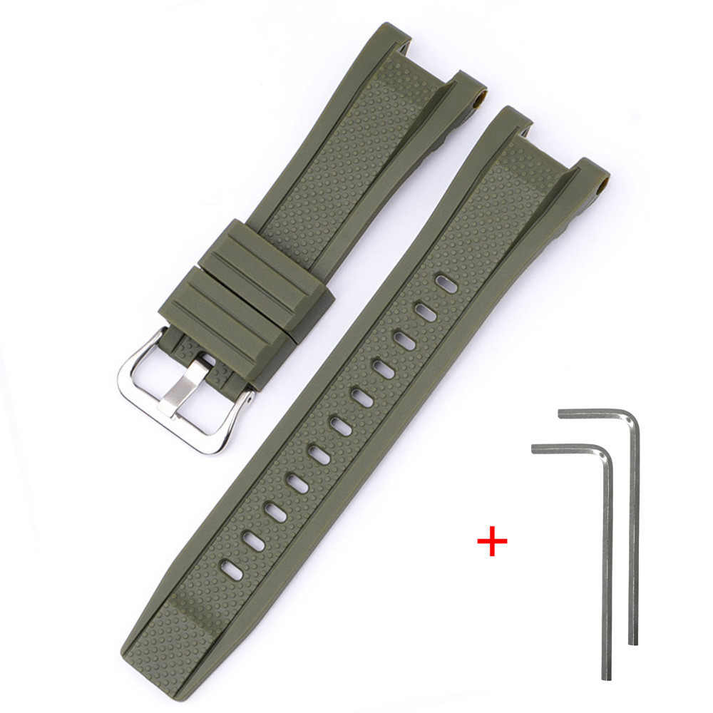 Ремінець для Casio G-Shock GST-W300 Army Green SI SBR Київ - фото 1