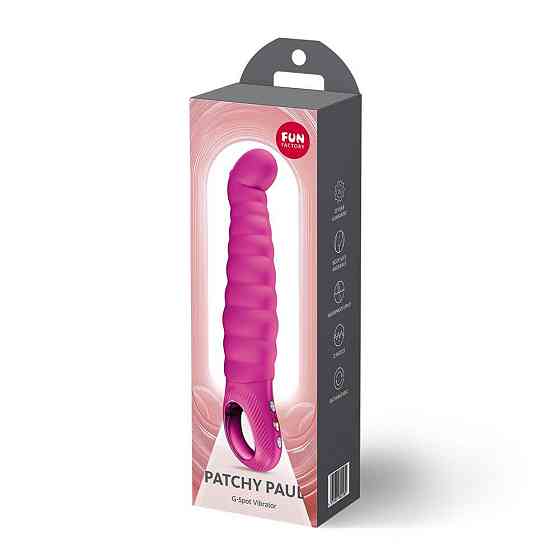 Вібратор точки G Fun Factory PATCHY PAUL Magenta, гнучкий, 12 режимів Sex Aura Київ