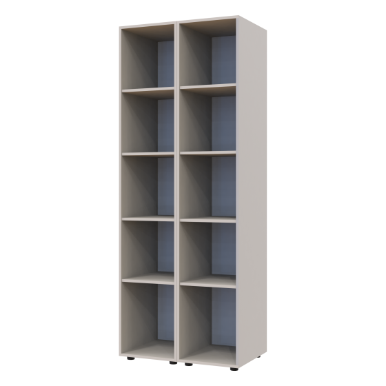 Комплект пеналів для одягу Doros Гелар (2 шт.) 78х49,5х203,4 см 2 Дзеркала/Кашемір (DRS-011261) Львів