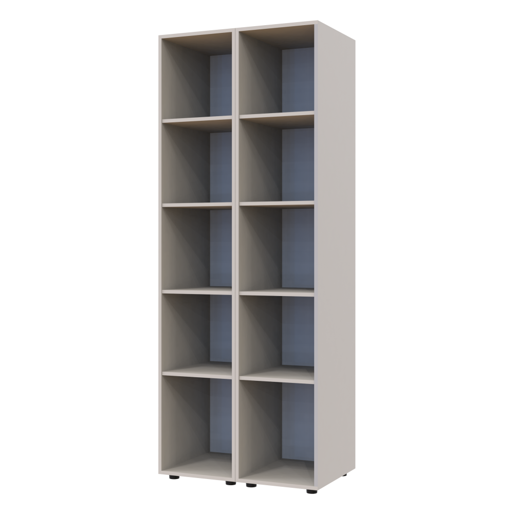 Комплект пеналів для одягу Doros Гелар (2 шт.) 78х49,5х203,4 см 2 Дзеркала/Кашемір (DRS-011261) Львів - фото 3