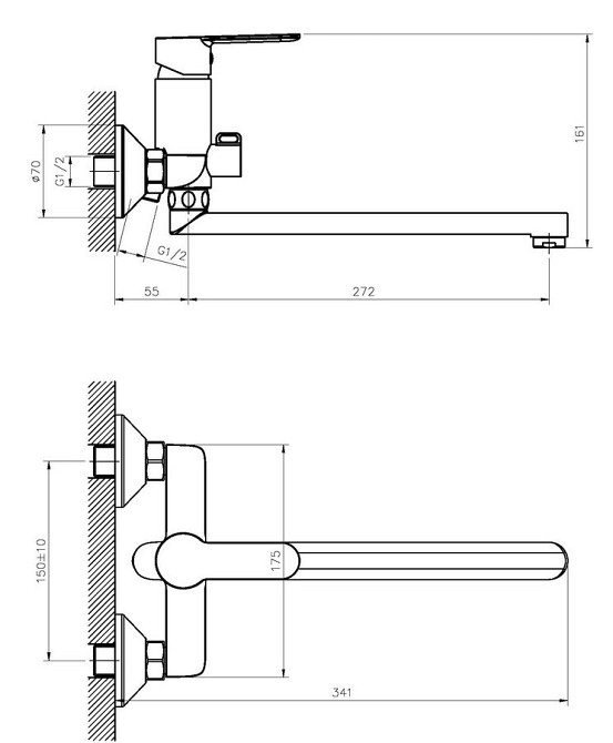Змішувач для ванни Haiba Daniel 006   ( HB1012 ) 35340 Харків - фото 7