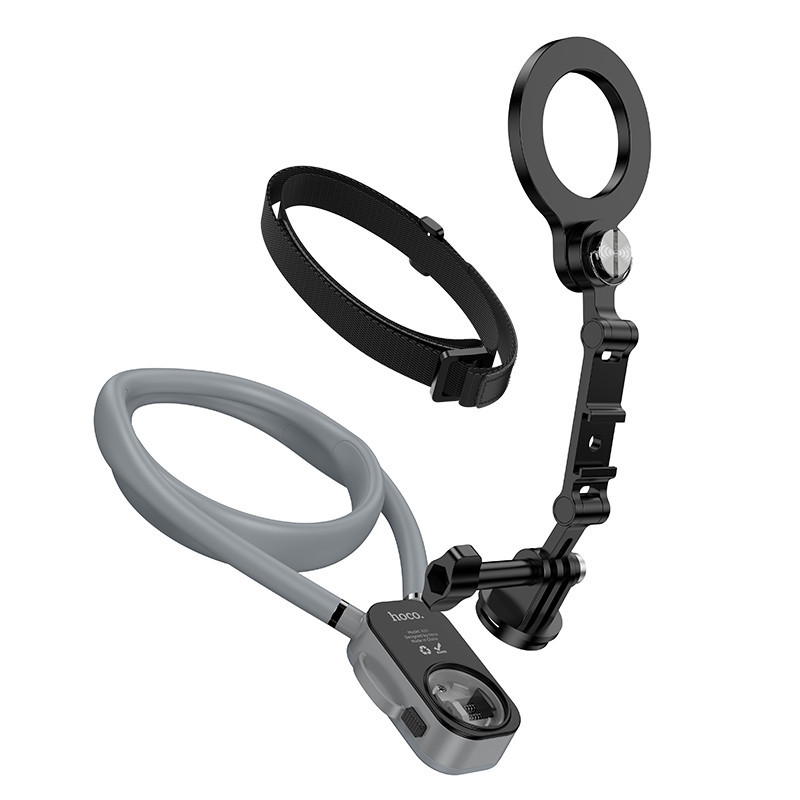 Кріплення для телефона на шию HOCO K31 Campo magnetic neck-hanging holder Black Gray Одеса - фото 7