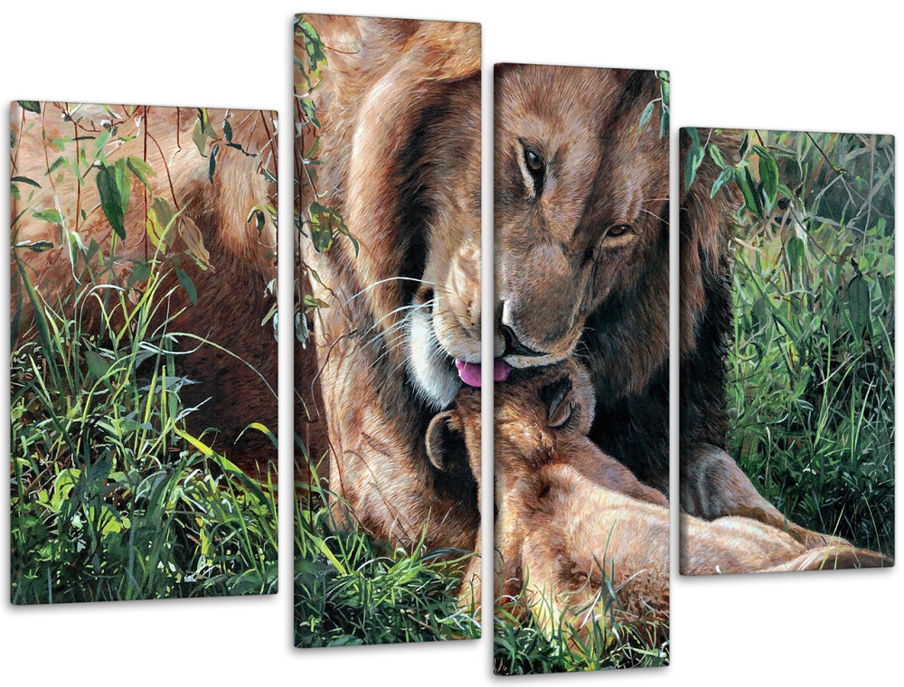 Модульна картина Природа Лев Art-167_4 Київ - фото 1