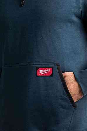 Толстовка WHMW MILWAUKEE, з капюшоном, синя, розмір M Одесса