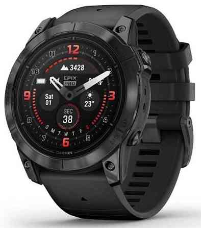 Часы: Garmin Epix Pro Sapphire 47mm. Garbon Grey DLC Titanium W. BB. Київ