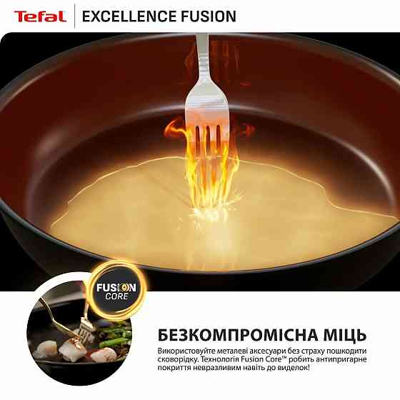 Сковорода Tefal Excellence Fusion 25 см (G3383802) ( 25575 ) Харків