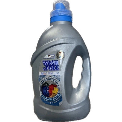 Гель для стирки Wash&amp;Free Универсальный Морская свежесть с нотками минеральной соли 2 кг (4823128005889) Винница - изображение 1