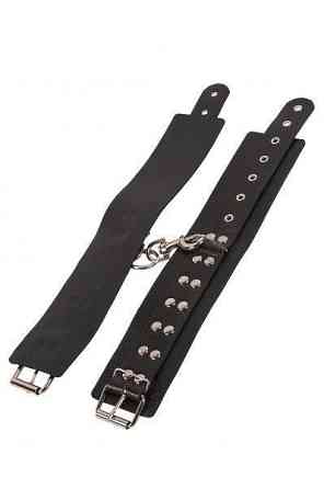 Оковы Leather Restraints Leg Cuffs, Black Sex Aura Київ