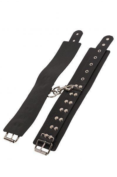 Оковы Leather Restraints Leg Cuffs, Black Sex Aura Київ - фото 2