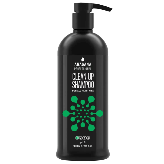 Шампунь Глибоке очищення для всіх типів волосся CLEAN UP SHAMPOO for all hair tipes ANAGANA 1000 мл Вінниця