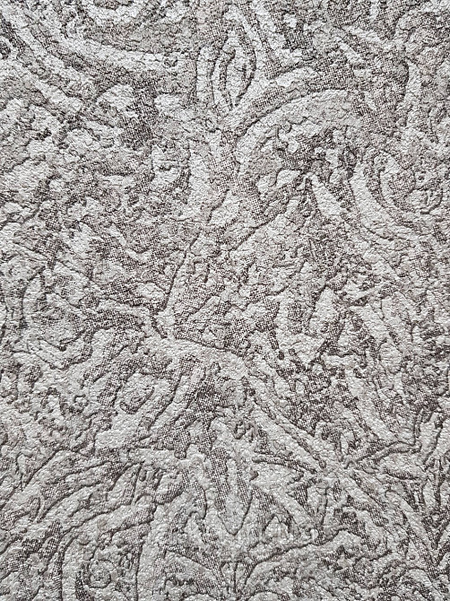 Шпалери вінілові на флізеліні гарячого тиснення DU&KA 1.06х10 вензель основа під штукатурку сірі коричневі Київ - фото 1