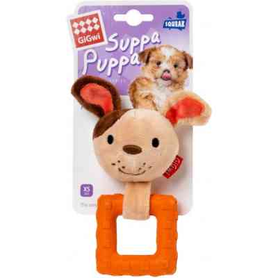 Іграшка для собак GiGwi Suppa Puppa Собачка з пискавкою 15 см (75032) Вінниця