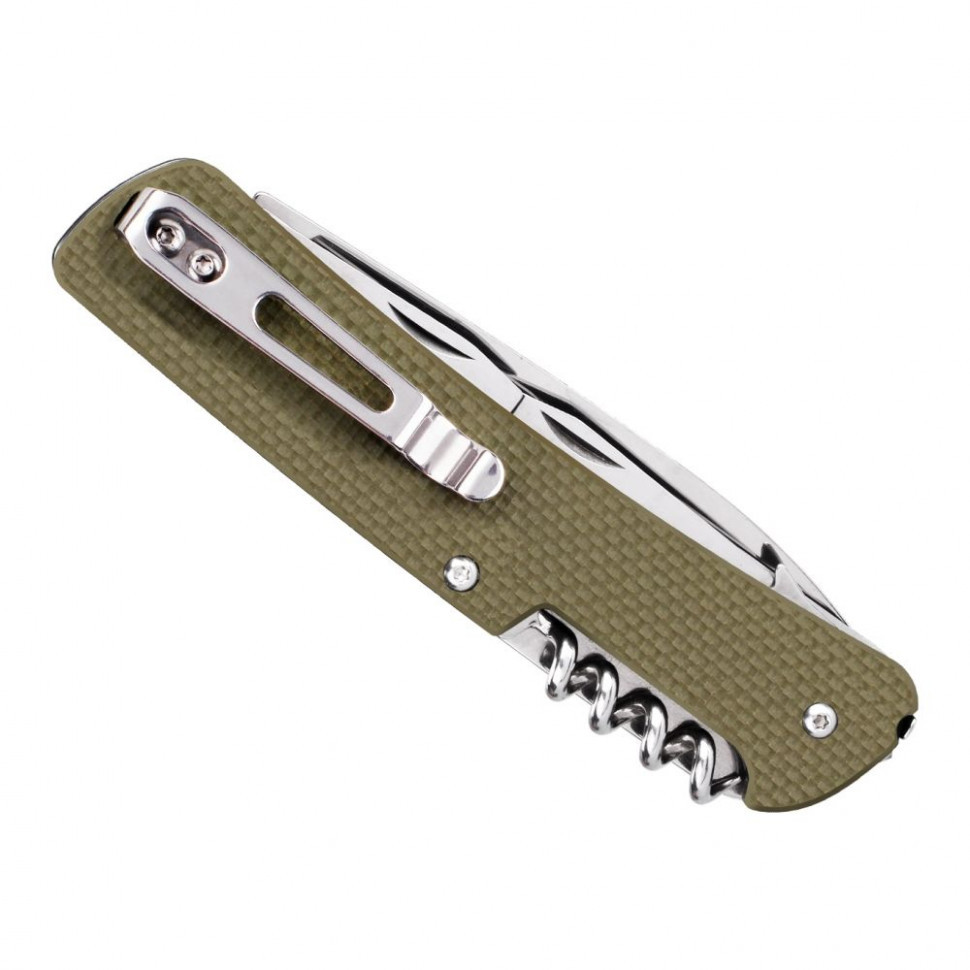 Багатофункціональний ніж Ruike Criterion L51, (8.5 см) 12C27 / G10 зелений, 23 інстр. Київ - фото 3