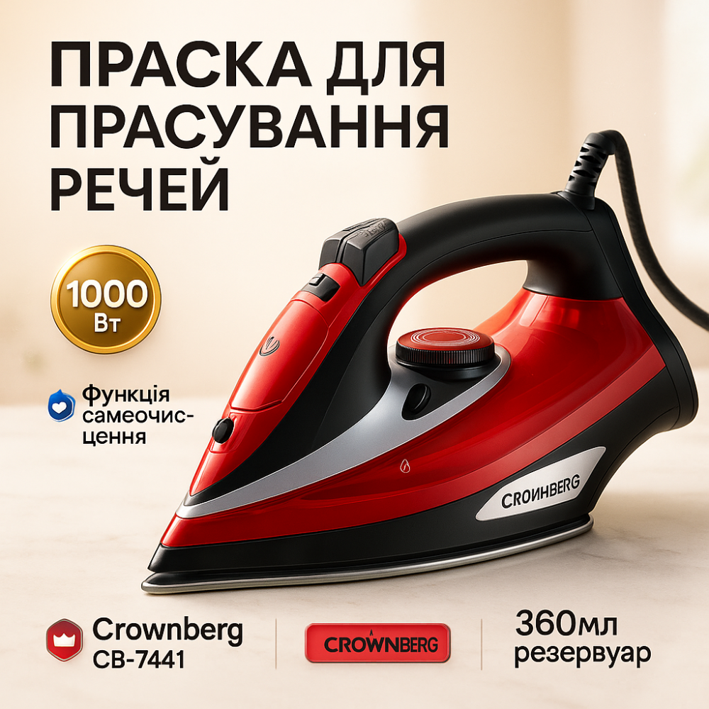 Утюг для дома с керамической подошвой, Паровой утюг для глажения различной одежды WR-63 Львов - изображение 19