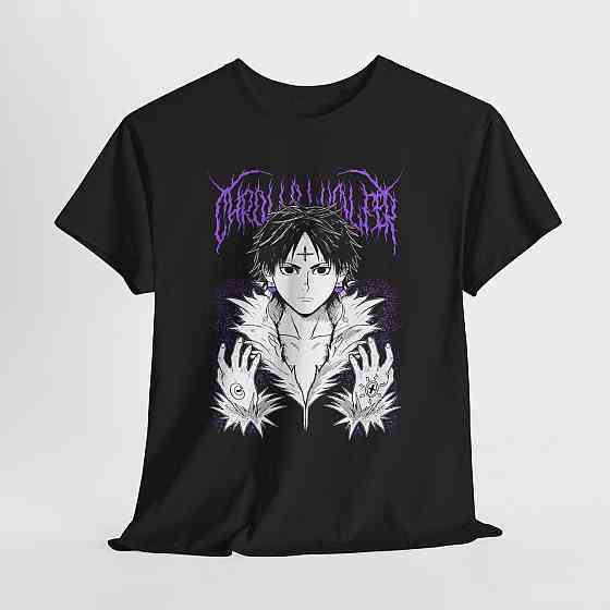 Футболка аниме Охотник × Охотник оверсайз (S/M/L) Черний AnimeJ0693 Днепр