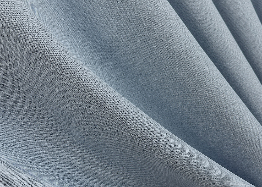 Комплект штор на люверсах VR-Textil Блэкаут двусторонний ASHEN NIGHT № 1839ш Голубой 150х270 см 2 шт (37-0280) Киев - изображение 8