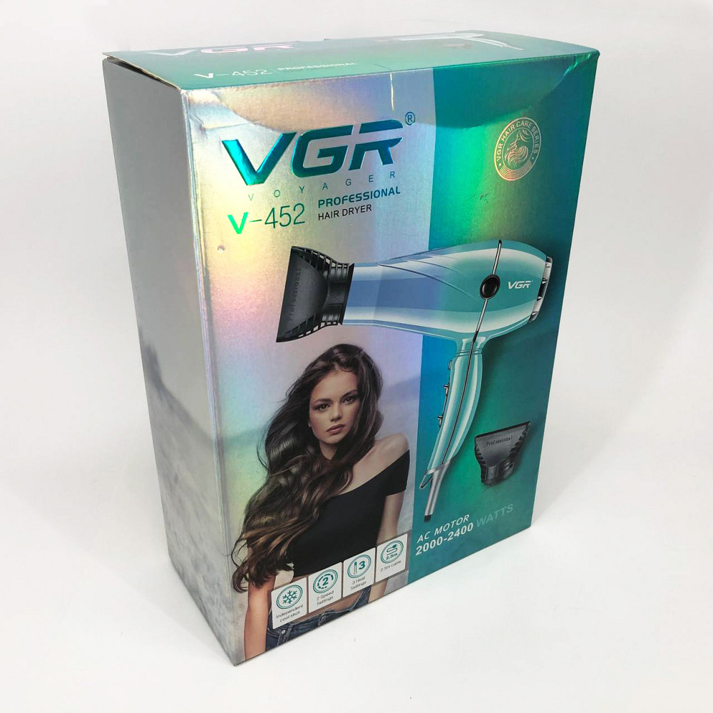 Удобный фен для домашнего использования VGR, Фен для укладки волос с функцией ионизации OJ-58 Львов - изображение 13