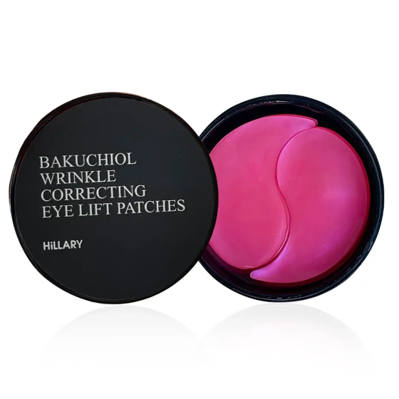 Разглаживающие патчи с биоретинолом Bacuchiol Wrinkle Correcting & Eye Lift Patches Hillary 60 шт 90 г Киев
