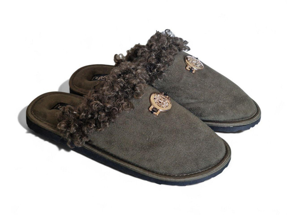 Капці жіночі закриті PaGo 39 розмір 24 см Хакі Одеса - фото 4