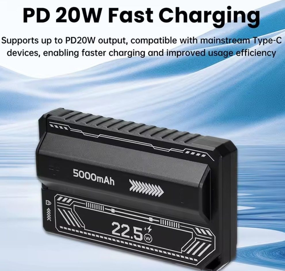 Powerbank на 21700 PD 20w Type C ,  5000 Mah QC 22.5w USB A Liitokala. Київ - фото 3