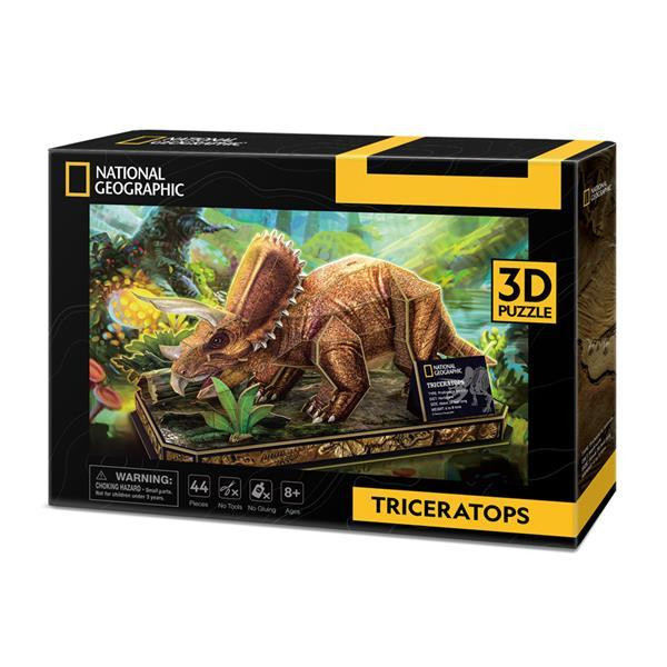 3D пазл CubicFun National Geographic Dino Трицератопс (DS1052h) Харків - фото 5