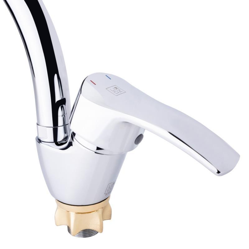 Змішувач для кухні Lidz (CRM) 41 86 008F-3, хром Київ - фото 3