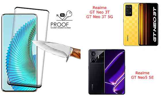 Захисне скло HyperGlass Pro для Realme GT Neo 3T, GT Neo 3T 5G, GT Neo5 SE – максимальна чутливість та захист Київ