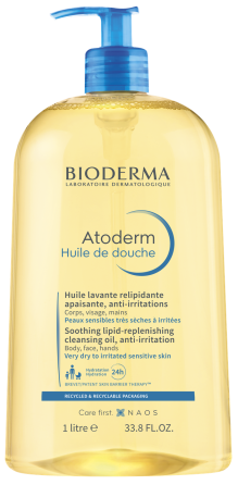 Біодерма Атодерм Масло для душу ультрапоживне Bioderma Atoderm Huile de douche 1 літр Дніпро
