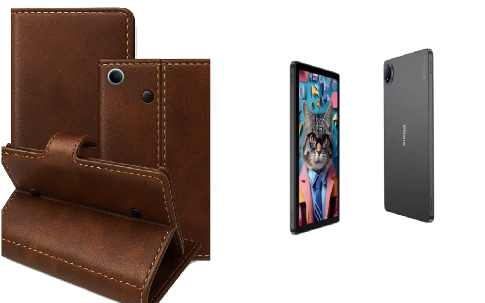 Книга-трансформер для планшета Sigma mobile Tab A1035 Ultra, цвет Black Buno-Red Киев - изображение 1