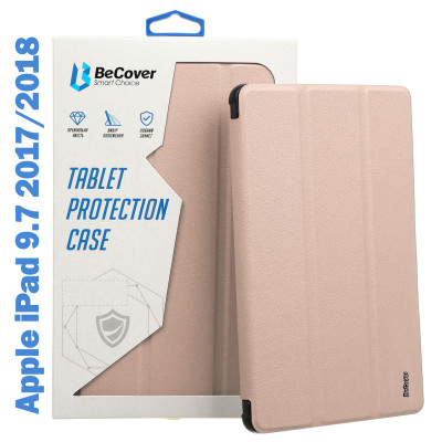 Чохол до планшета BeCover Tri Fold Soft TPU Silicone Apple iPad 9.7 2017/2018 A1822/A1823/A1893/A1954 Pink (708513) Вінниця - фото 1