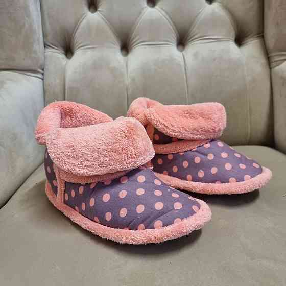 Женские Сапожки для дома в гороше - Коричневый Nicoletta 404 Киев