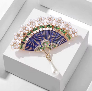 Брошка жіноча на сорочку Віяло Київ - фото 1